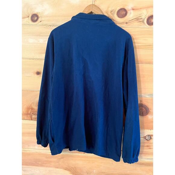 Olympic Team U.S.A teal fleece long sleeve full zip jacket. embroidered logo XL - Picture 2 of 7